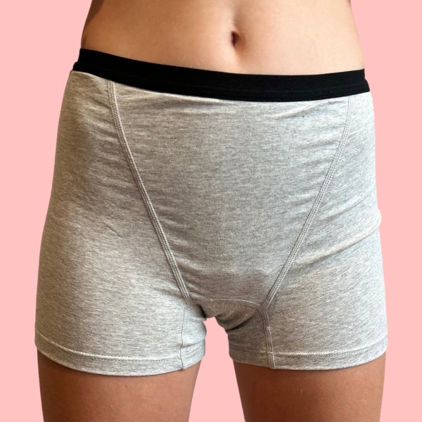 Shorty menstruel Pablo gris
