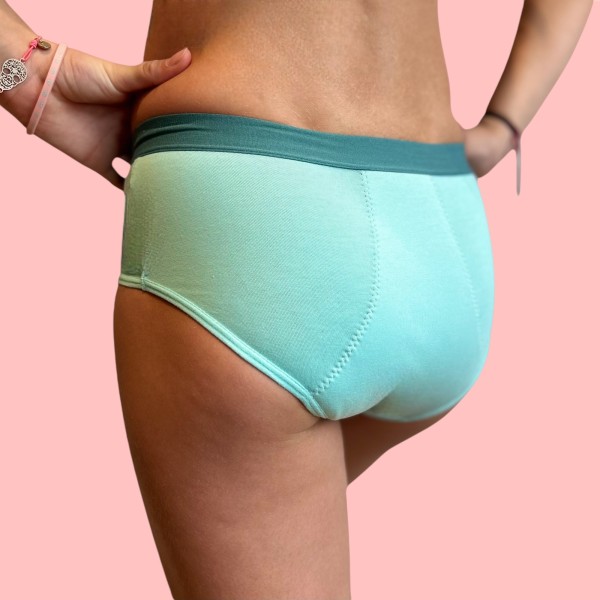 Culotte Menstruelle Iconique Menthe à l'Eau – Ados 12 à 16 ans | Descapucines