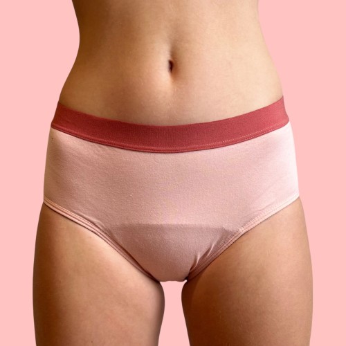 Culotte Menstruelle Iconique Rose – Ados 12 à 16 ans | Descapucines