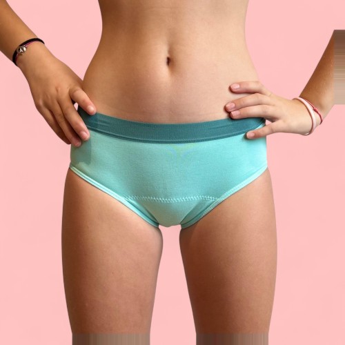 Culotte Menstruelle Iconique Menthe à l'Eau – Ados 12 à 16 ans | Descapucines