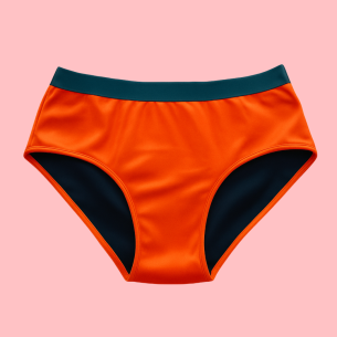 Culotte Menstruelle Iconique Mandarine – Ado 12 à 16 ans | Descapucines