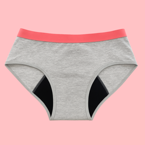 Culotte Menstruelle Iconique Grise – Ados 12 à 16 ans | Descapucines