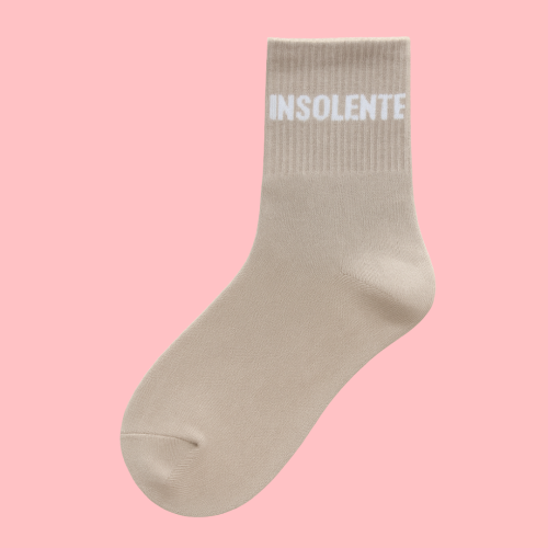 Chaussettes Brillantes "INSOLENTE" – Confort & Caractère | Descapucines