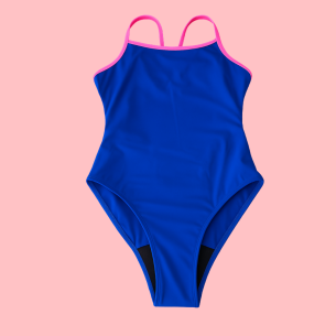 Maillot de bain menstruel ado – Cyclades Bleu Majorelle | Des Capucines