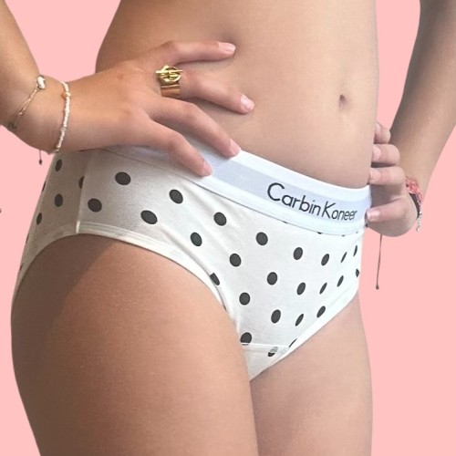 Culotte Menstruelle pour ado Pensée – Protection Flux Léger à Abondant | Descapucines