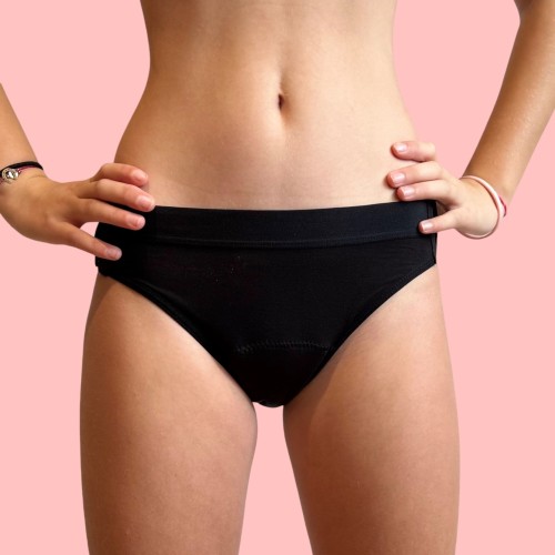Culotte Menstruelle Anémone Dégrafante – Protection Flux Léger à Abondant | Descapucines