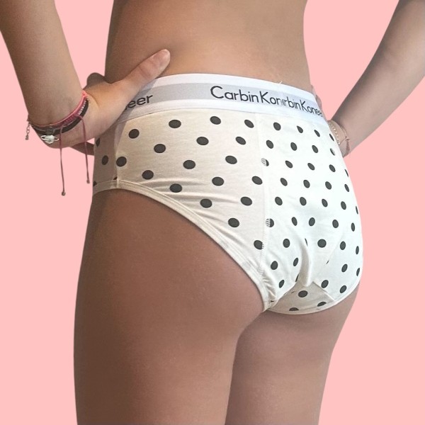 Culotte Menstruelle pour ado Pensée – Protection Flux Léger à Abondant | Descapucines
